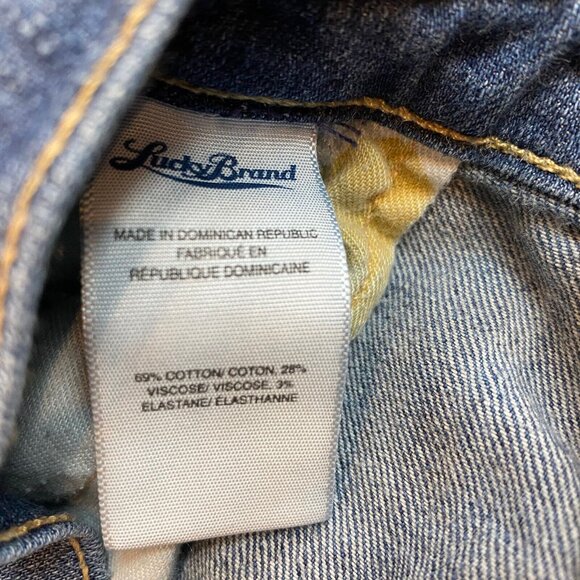 Lucky Brand Cate Stacked Skinny Jeans Womens 31x30 Med Wash (tag 6/28) - Picture 6 of 6